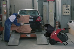 Generatore di calore a raggi infrarossi Fire in Officina